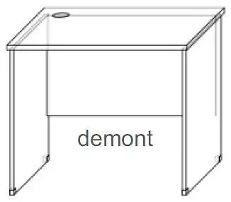 Klasický kancelářský stůl, nadstandardní hloubka 75 cm