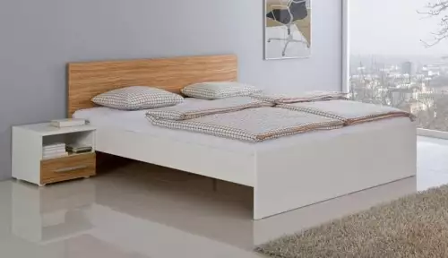 Laminové dvoulůžko do ložnice, šířka 140, 160, 180, 200 cm