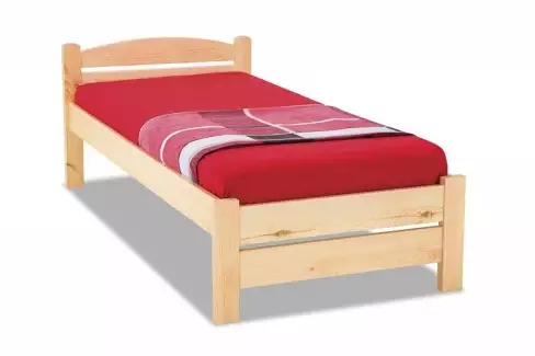 Masivní jednolůžko - letiště s oblým zadním čelem TOBI