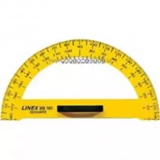 Úhloměr na školní tabuli