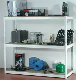 Univerzální regál (3 police, výška 150 cm) Wolf II.