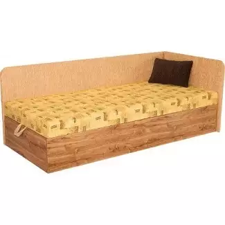Zpevněné polohovací lůžko postel s úložným prostorem Uršula