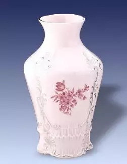 Porcelánová figura vážící 300 gramů Váza Opera