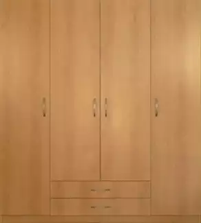 Velká kombinovaná skříň do ložnice KS40 – 200 × 180 × 60 cm