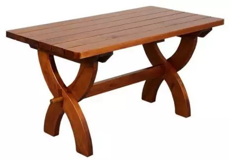Velký a pevný zahradní stůl - šíře 180 cm, dřevo smrk