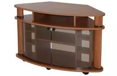 Velký TV stolek prosklený s policemi V40 skladem!