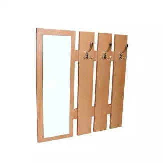 Věšáková stěna, tři věšáky a zrcadlo, V01, skladem!