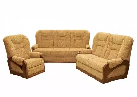 Luxusní sedací souprava trojsed, dvojsed a křeslo Victoria