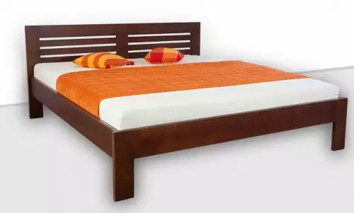 Manželská postel z masivu VILMA
