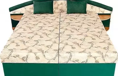 Manželská postel s úložným prostorem a nočními stolky