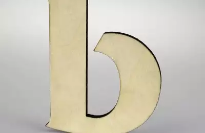 Domovní číslo popisné Dřevěné FRANCE - písmeno "b"