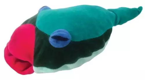 Hračka z froté o rozměru 35 cm Žába