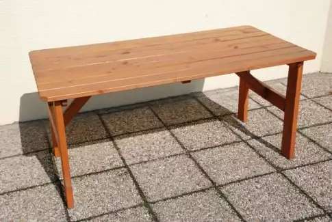 Zahradní stůl Z333 bezbarvý - dlouhý 2 metry