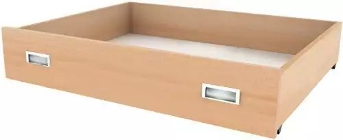 Výsuvný úložný prostor z lamina pod postel