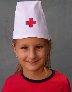 Čepec pro děti od 3 let Zdravotní sestra