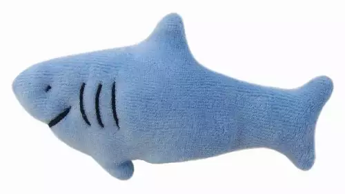 Prstový maňásek žraloka z postřiženého froté
