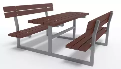 Zahradní set vhodný do letních zahrádek s masivní ocelovou konstrukcí Oliver