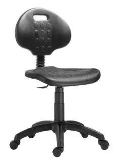 Polyuretanová dílenská židle s pevným úhlem opěráku Prokop II
