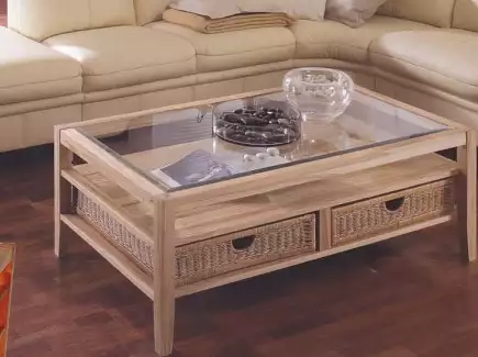 Stylový konferenční stolek v délce 73 cm Cara 1