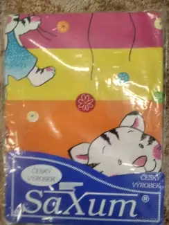 Dětské povlečení 45x65/90x130 cm, kočička a pejsek