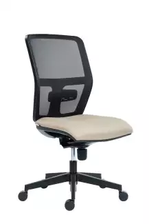 Moderní kancelářská židle pro široké použití bez podhlavníku Pure