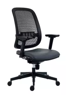 Kancelářská židle s elegantním perforovaným opěrákem Fusion