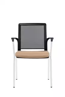 Jednací čalouněná židle s středně vysokým opěrákem Miroslava NET