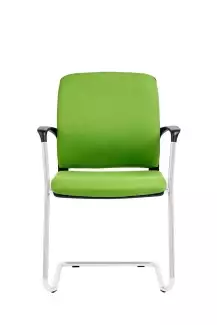 Jednací čalouněná židle s středně vysokým opěrákem Miroslava