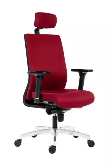 Moderní kancelářská židle s pětinásobnou aretací Titan ALU PDH