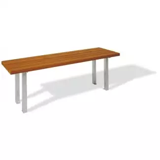 Venkovní kovový velice odolný stůl o délce 150 cm LINDA