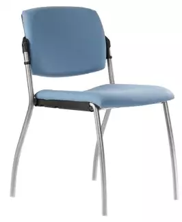 Kvalitní konferenční židle s kvadratickým typem opěradla Alina II