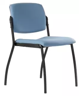 Kvalitní konferenční židle s kvadratickým typem opěradla Alina