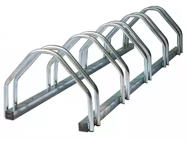 Jednoduchý a cenově dostupný stojan na 5 kol o délce 132 cm Petr