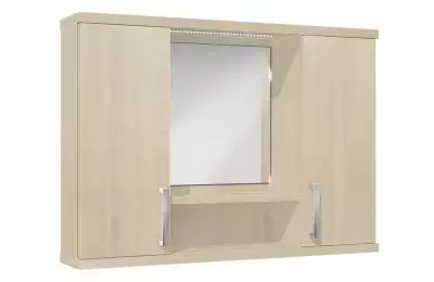 Elegantní zrcadlová koupelnová skříňka s LED osvětlením L11