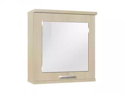 Závěsná koupelnová skříňka se zrcadlem a s LED osvětlením L28