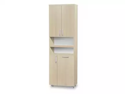 Vysoká skříňka do koupelny s výklopným košem na prádlo L29