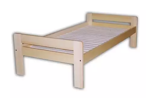 Levná masivní jednolůžková postel 200x90 cm