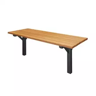 Jednoduchý venkovní kovový stůl o délce 150 cm KAREL