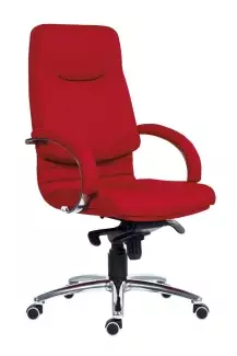 Kancelářské křeslo s vysokým opěrákem a  čalouněnými područkami Orga