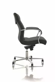 Kancelářské křeslo s nízkým opěrákem s houpacím mechanismem Kosmas