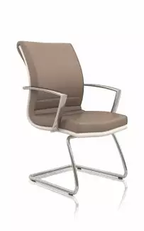 Konferenční křeslo s ližinovou konstrukcí a ocelovým rámem EWE