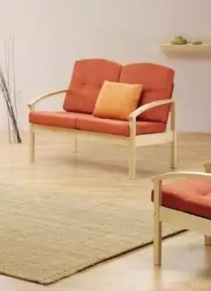 Odlehčené dvojkřeslo v retro stylu Apolena