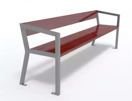 Vysoce odolná venkovní lavička Ava