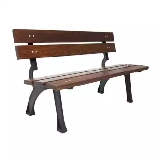 Kvalitní litinová lavička se smrkovým masivním dřevem Barbora