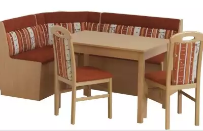 Rohová kuchyňská lavice BB - velké úložné prostory