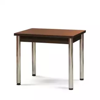 Malý jídelní stůl s jednoduchou konstrukcí Bruno chrom