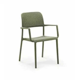 Odolná a plastová stohovatelná židle Boban