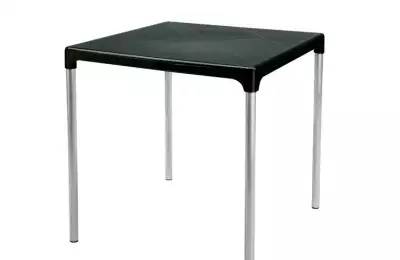 Plastový stůl s kovovou podnoží Bob