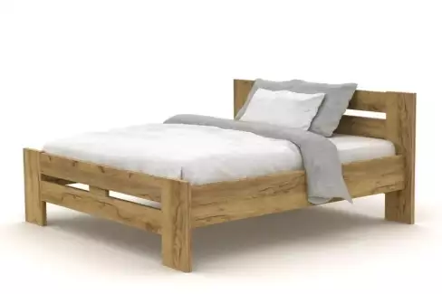 Výškově nastavitelná laminová postel Cecilka L702