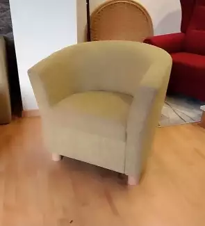 Čalouněné křeslo půlkruhového typu Zdeněk II SKLADEM